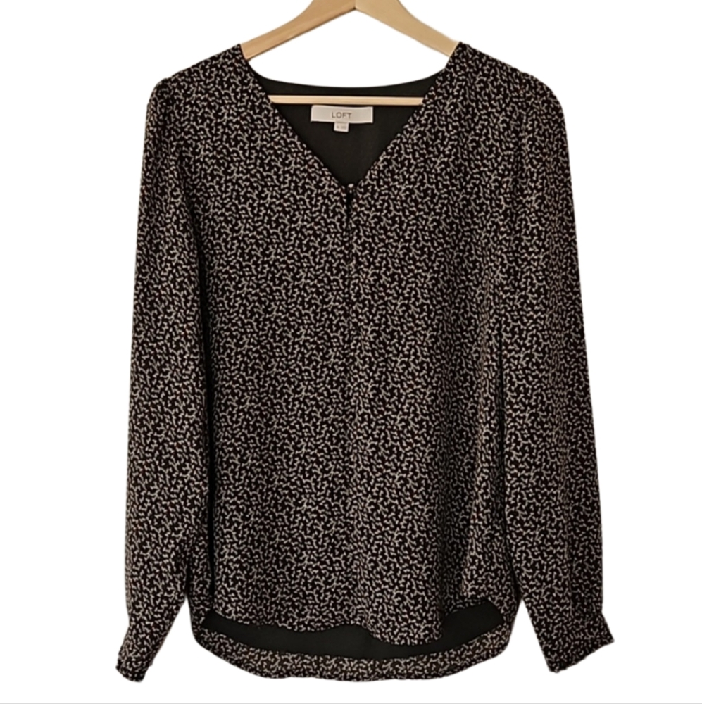 LOFT Floral Blouse